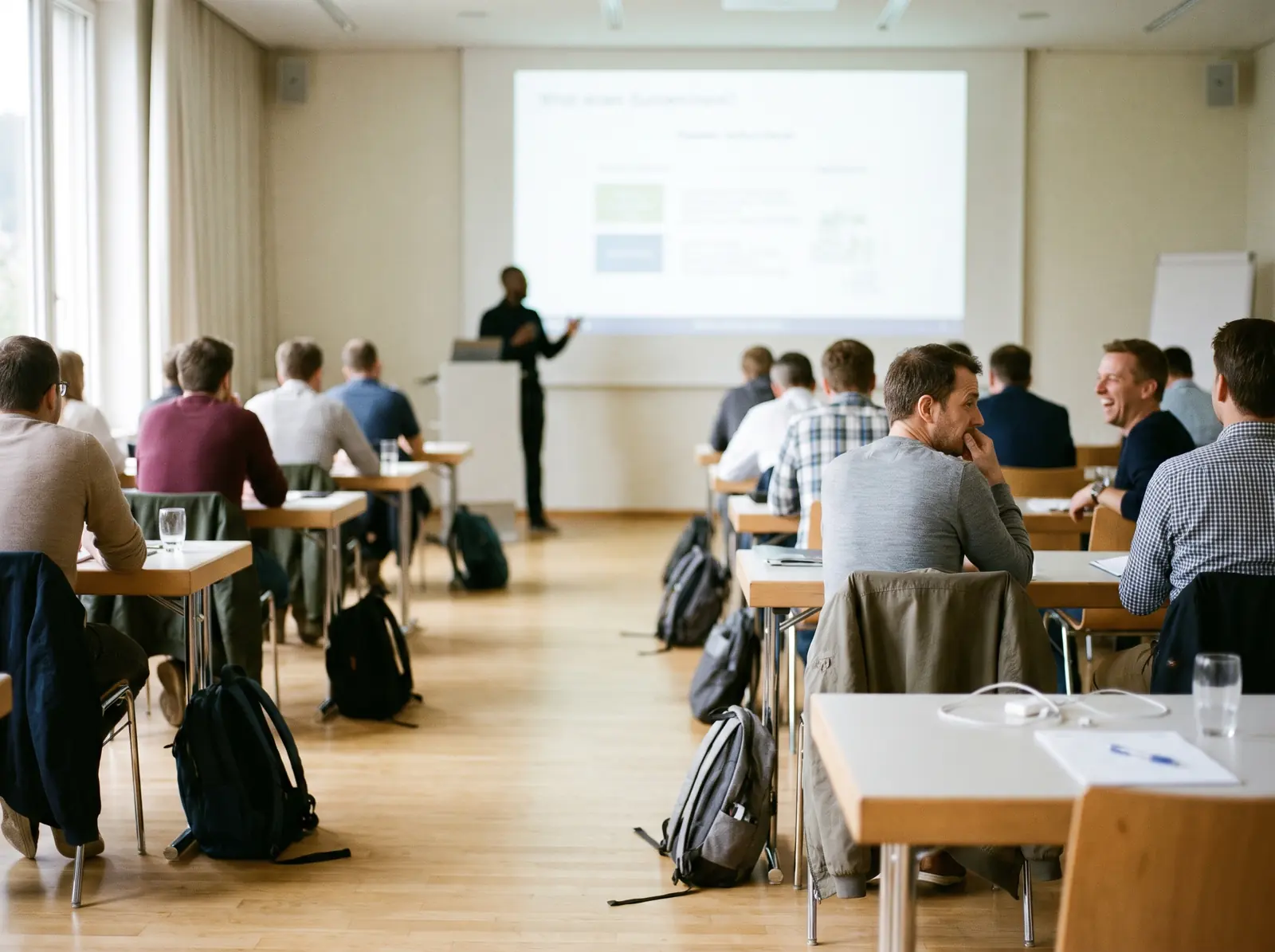 Seminar hall during a talk